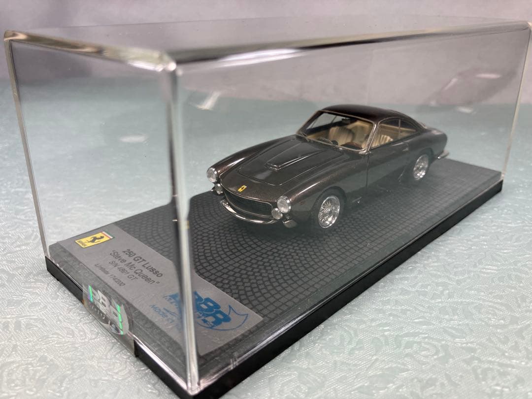 BBR スティーブ・マックイーンの愛車　フェラーリ２５０ＧＴ　ルッソ