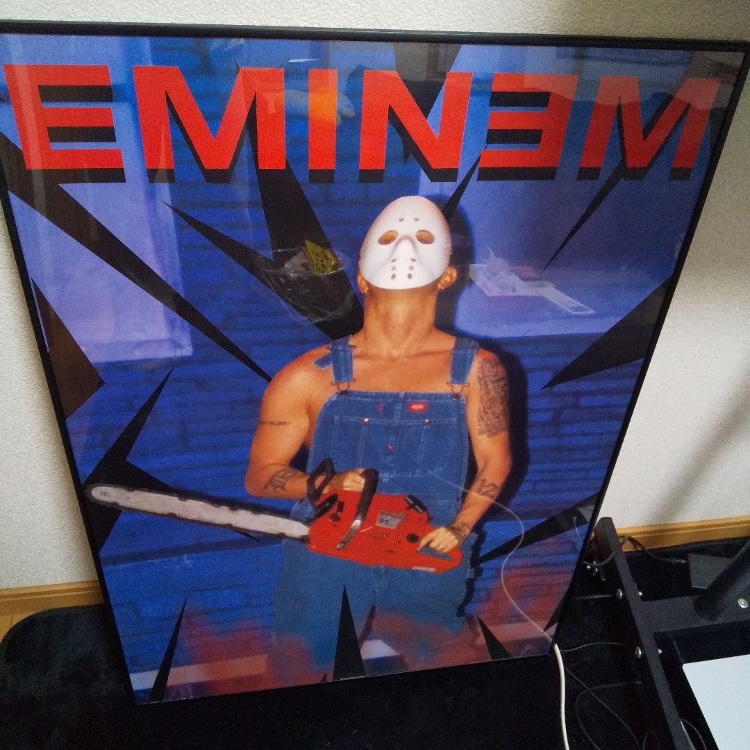 00s EMINEM ポスター 2000年 チェーンソー ジェイソン
