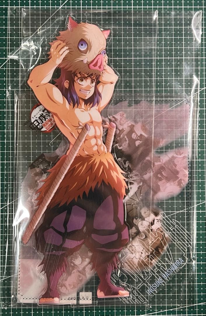 鬼滅の刃 ufotable 戦支度イラストコラージュアクリルスタンド　嘴平伊之助