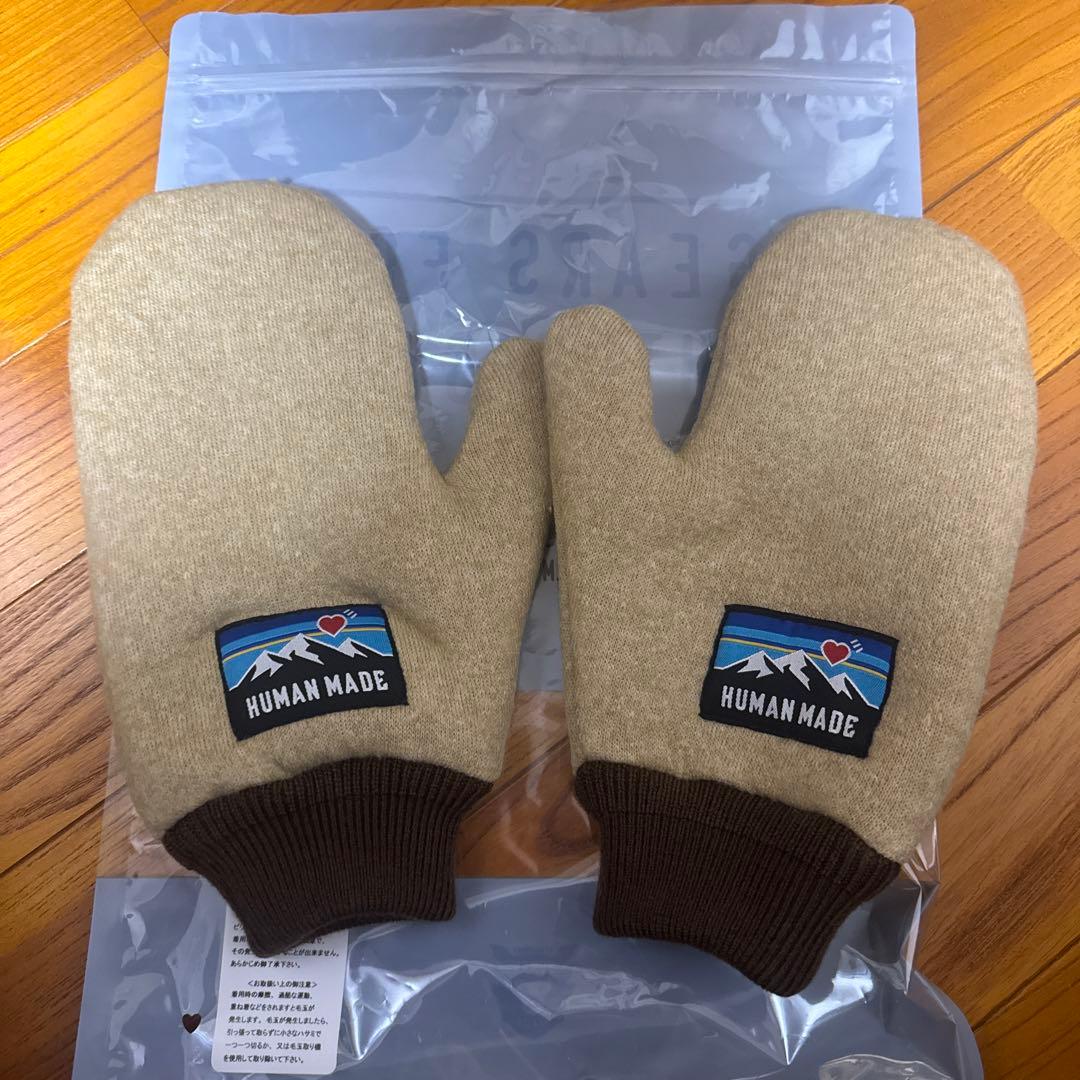 HUMAN MADE ミトン ベージュ フリーサイズ
