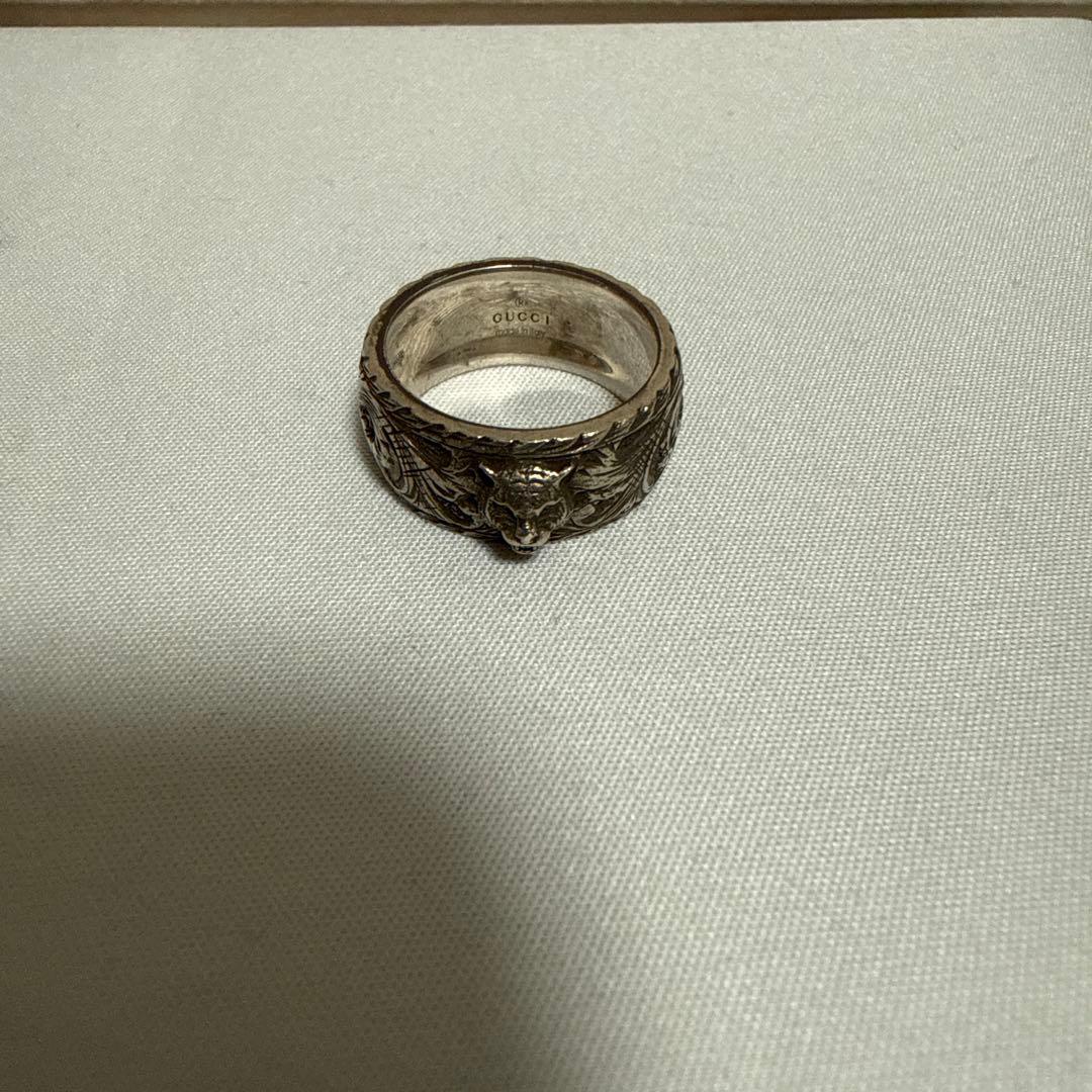 GUCCI キャットヘッド リング 20号