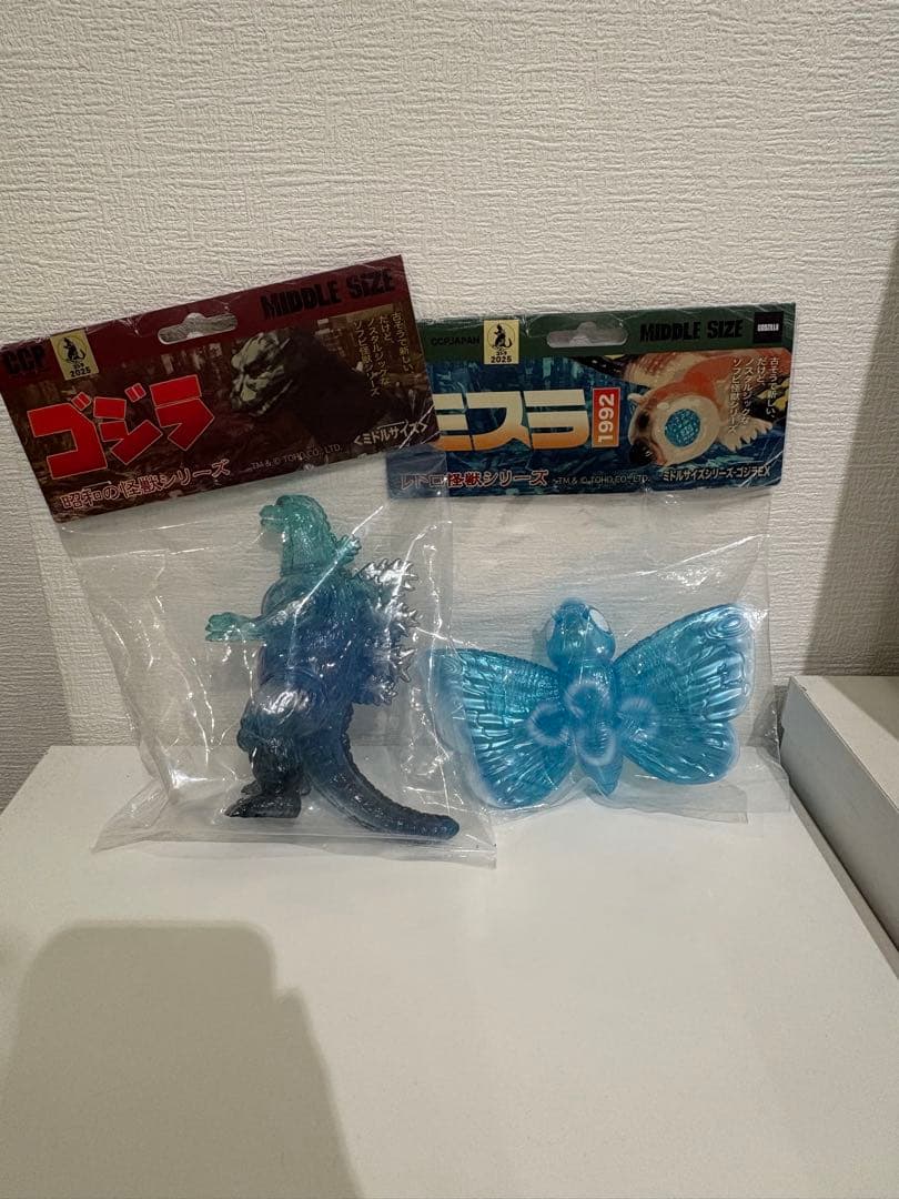 【ゴジラVS江の島】CCP製ソフビ ゴジラ（1995）＆モスラ（1992）