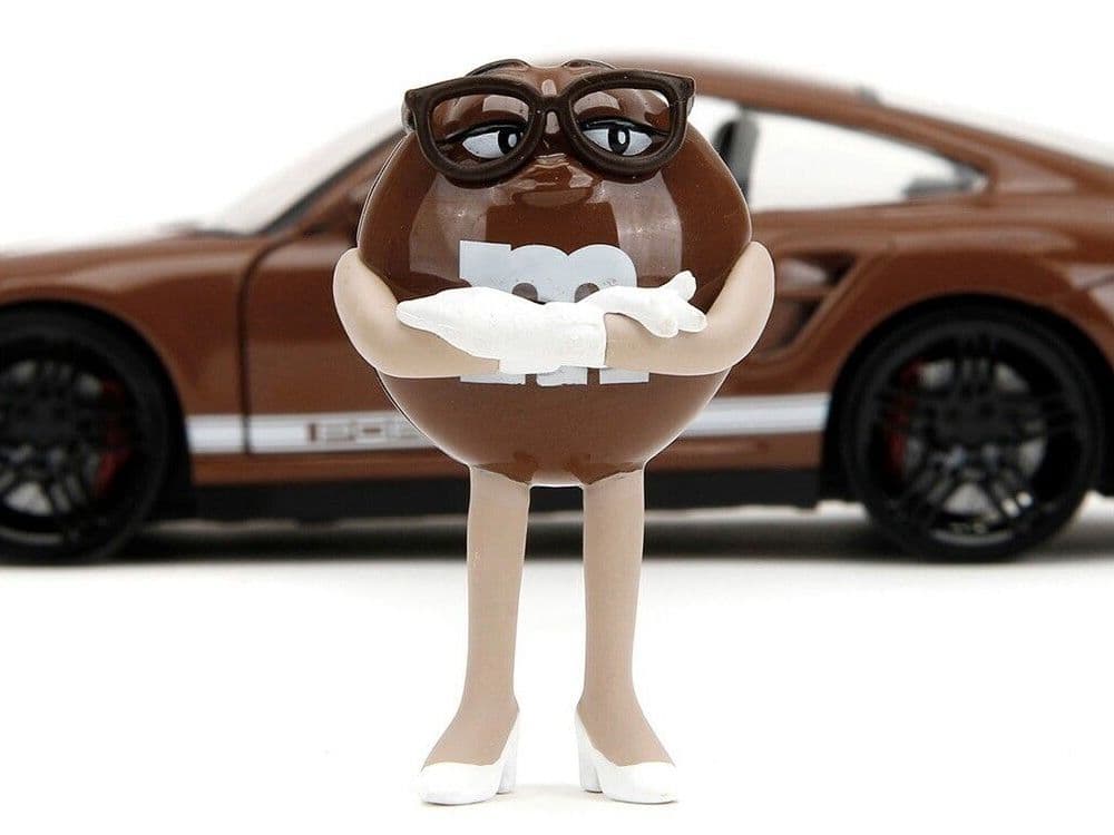 JADA 2007 ポルシェ　911　ターボ　ウィズ　ブラウン・ティ フィギア