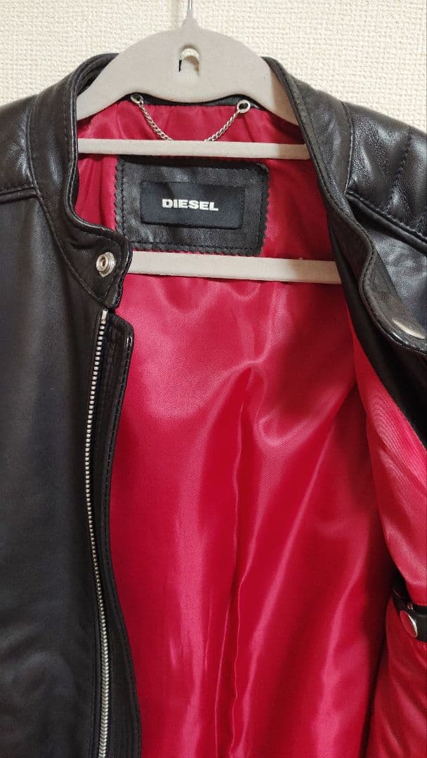 【DIESEL】シングルライダースジャケット