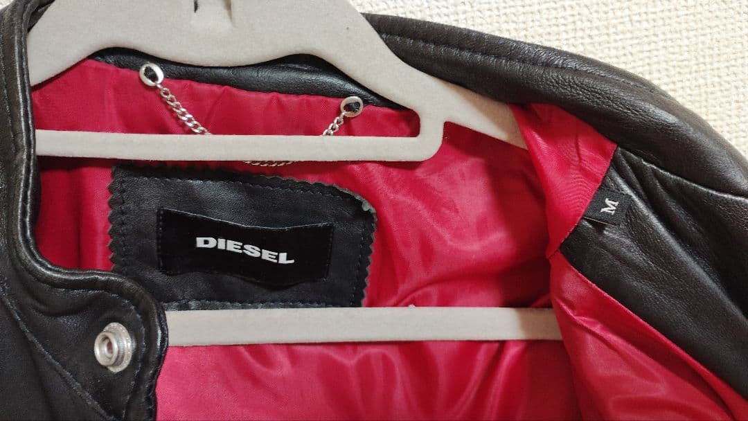 【DIESEL】シングルライダースジャケット
