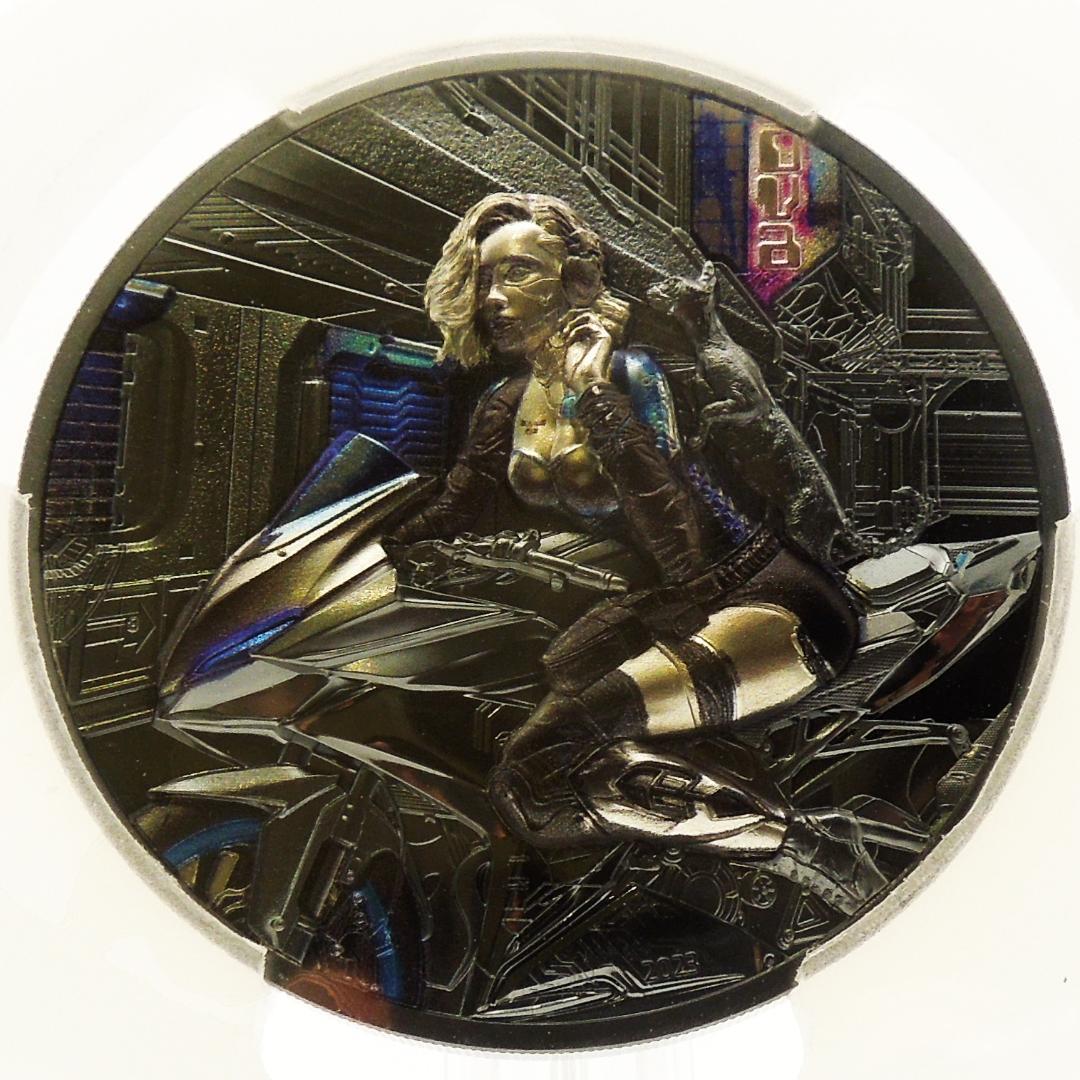 サイバークイーン銀貨 The Beginning PCGS 2023