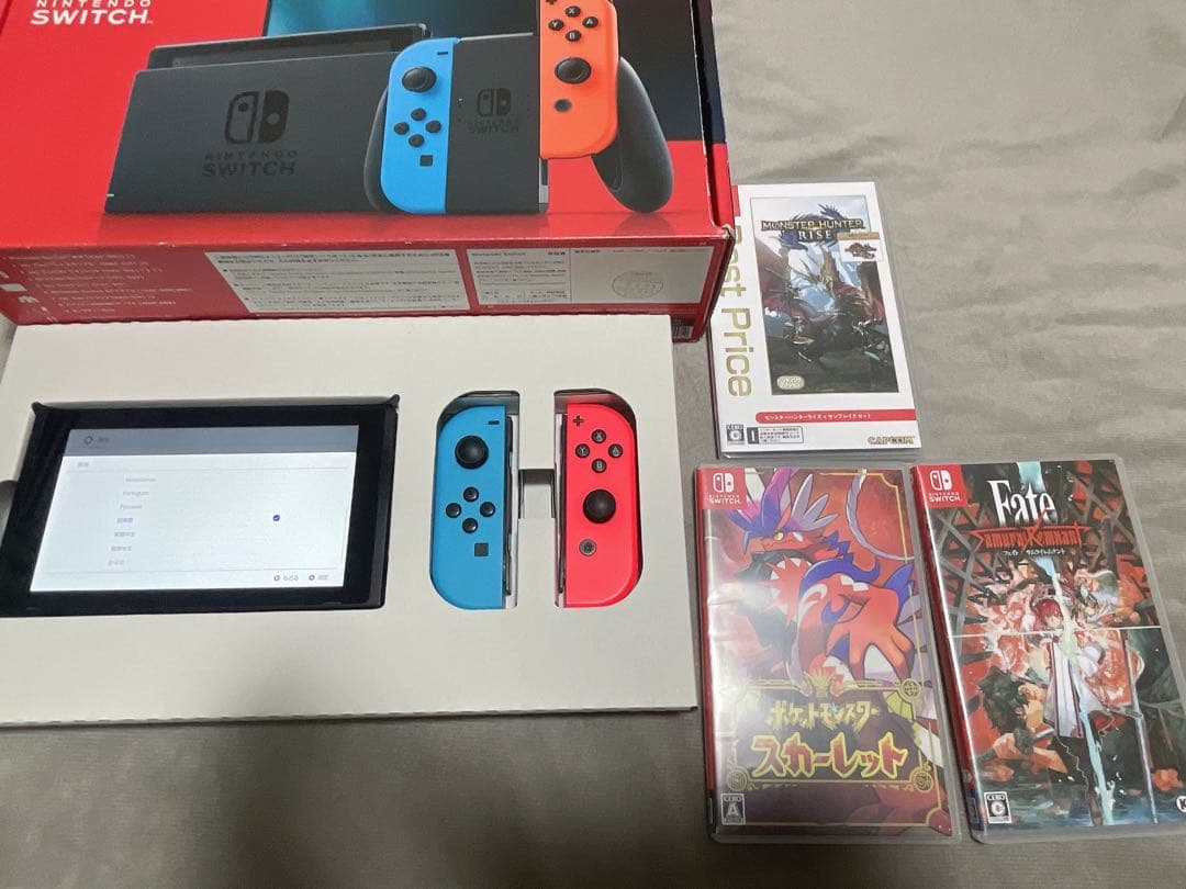 Nintendo Switch ネオンブルー/ネオンレッド 本体 ゲームソフト