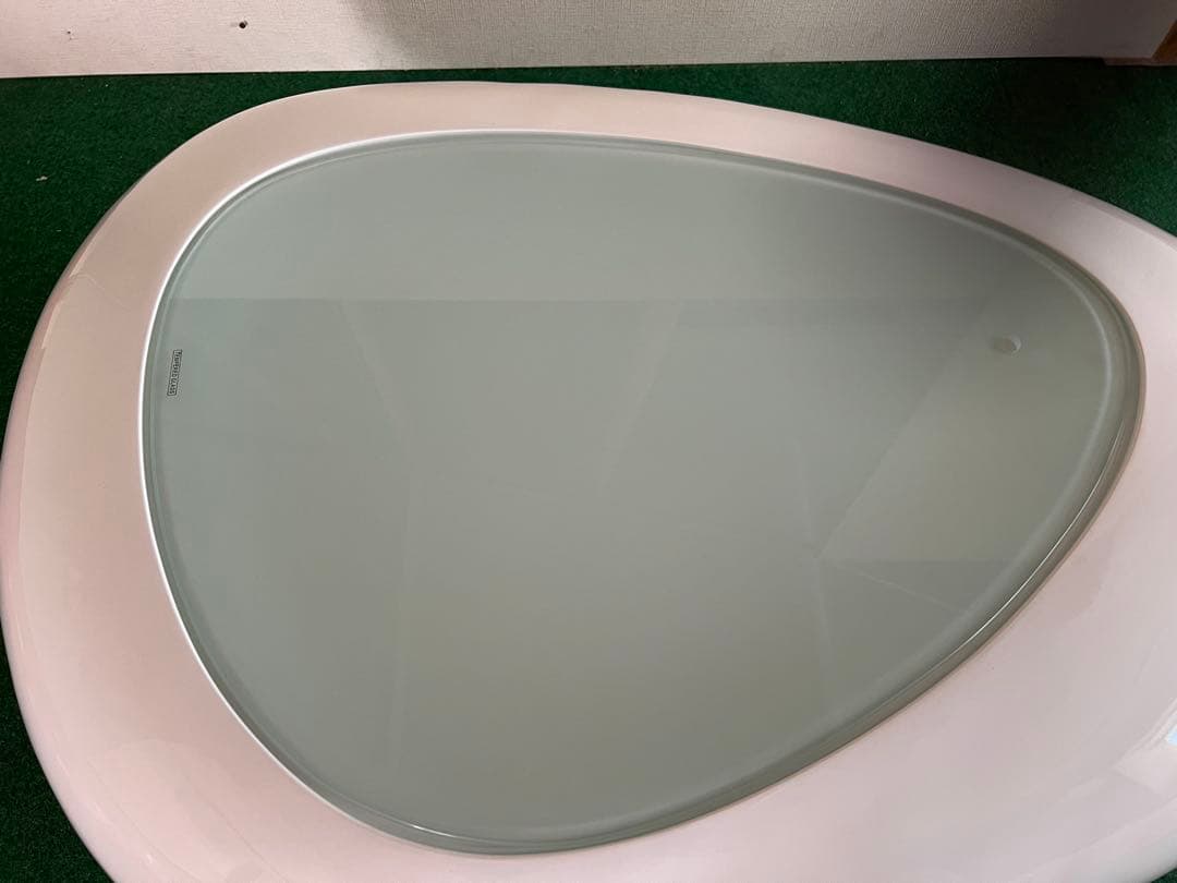 プ*読様 【O-1508】ローテーブル スペースエイジ 卵型テーブル エッグテー