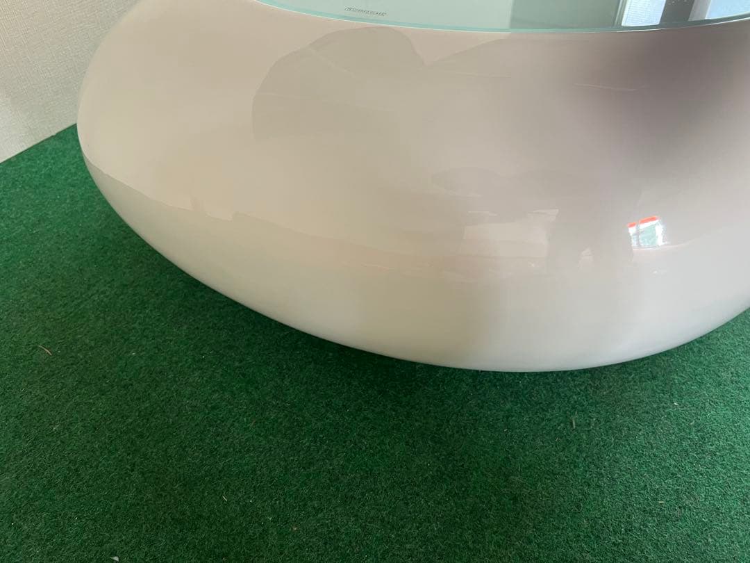 プ*読様 【O-1508】ローテーブル スペースエイジ 卵型テーブル エッグテー