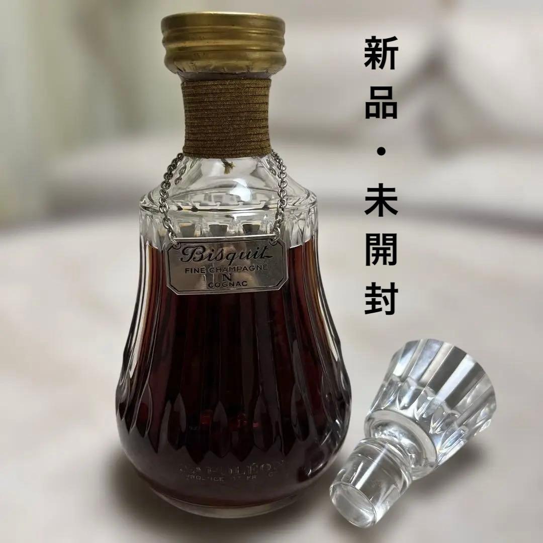 古酒Bisquitビスキーナポレオンバカラボトルコニャックブランデー