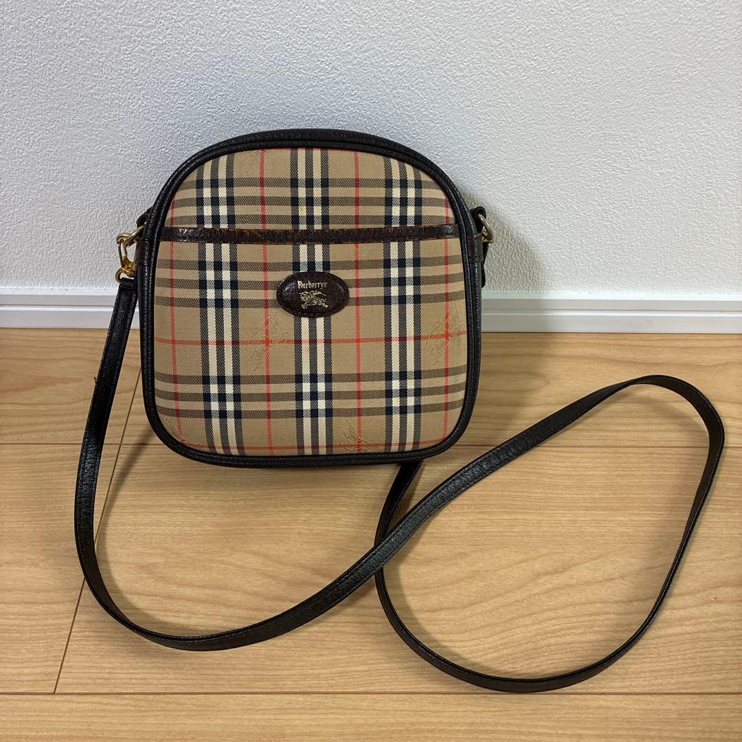 Burberry チェック柄ショルダーバッグ