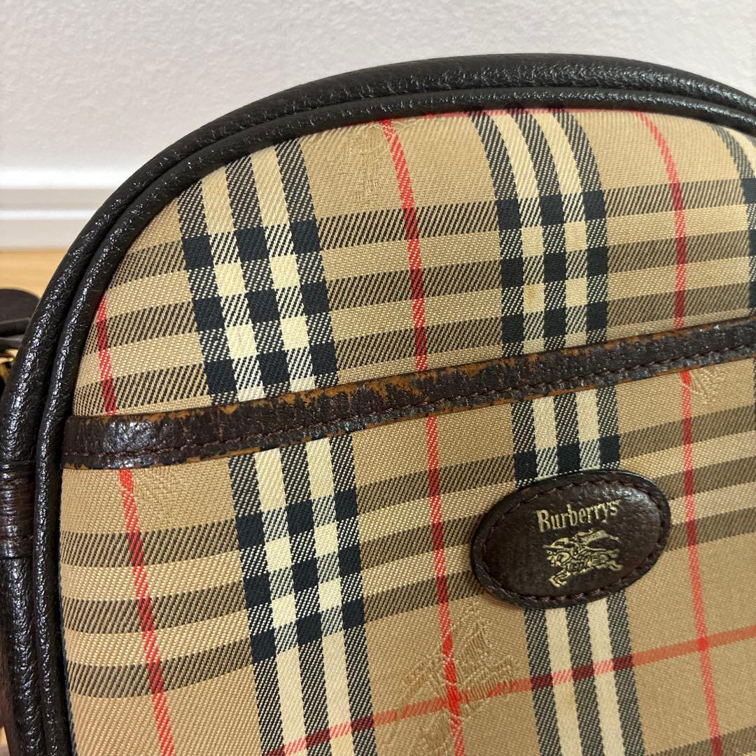 Burberry チェック柄ショルダーバッグ