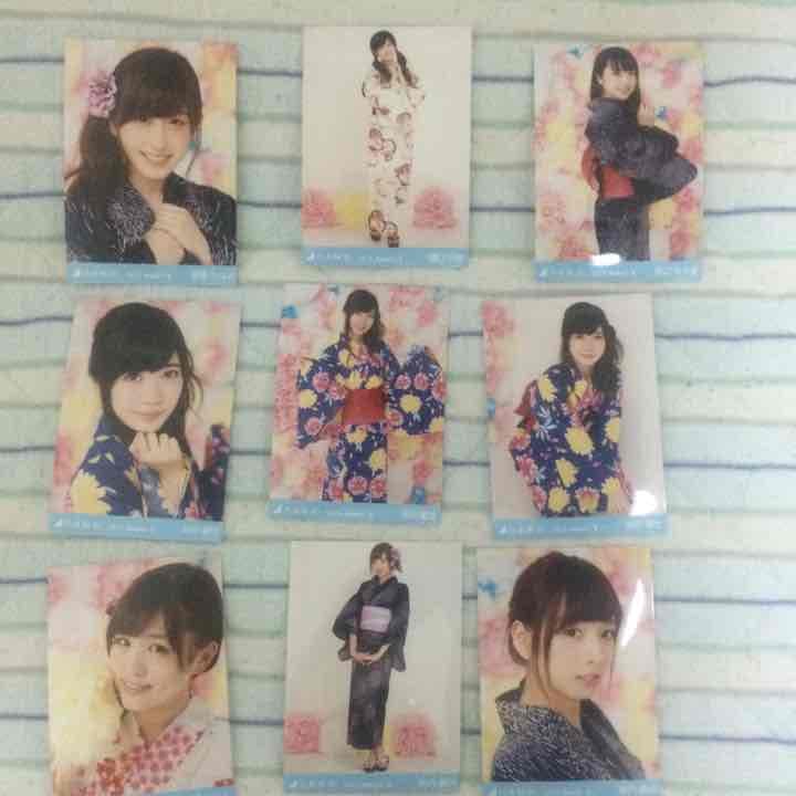 乃木坂46 生写真 浴衣 ツアー（大阪） ボーダー