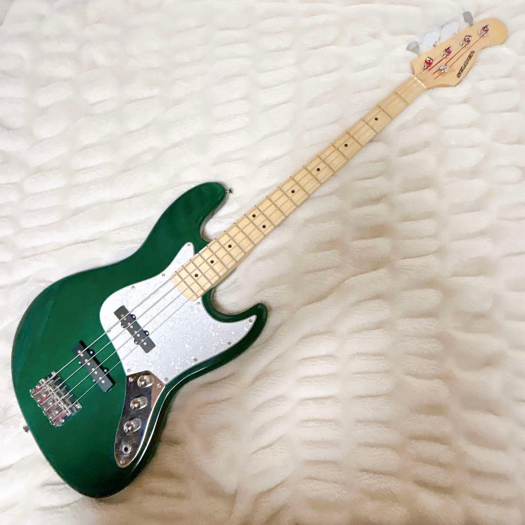 美品 SELDER JB-30 JAZZ BASS グリーン エレキベース