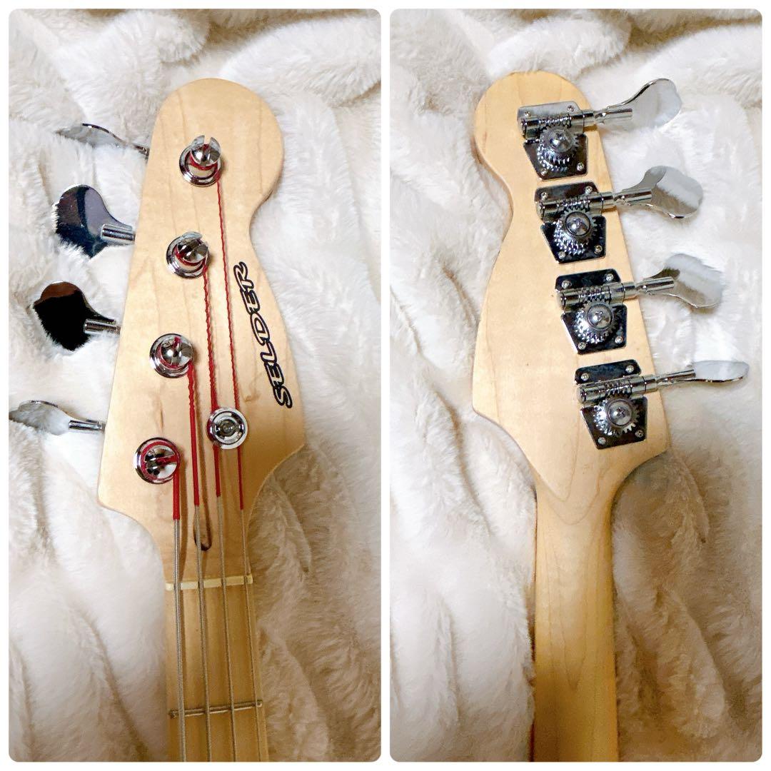 美品 SELDER JB-30 JAZZ BASS グリーン エレキベース