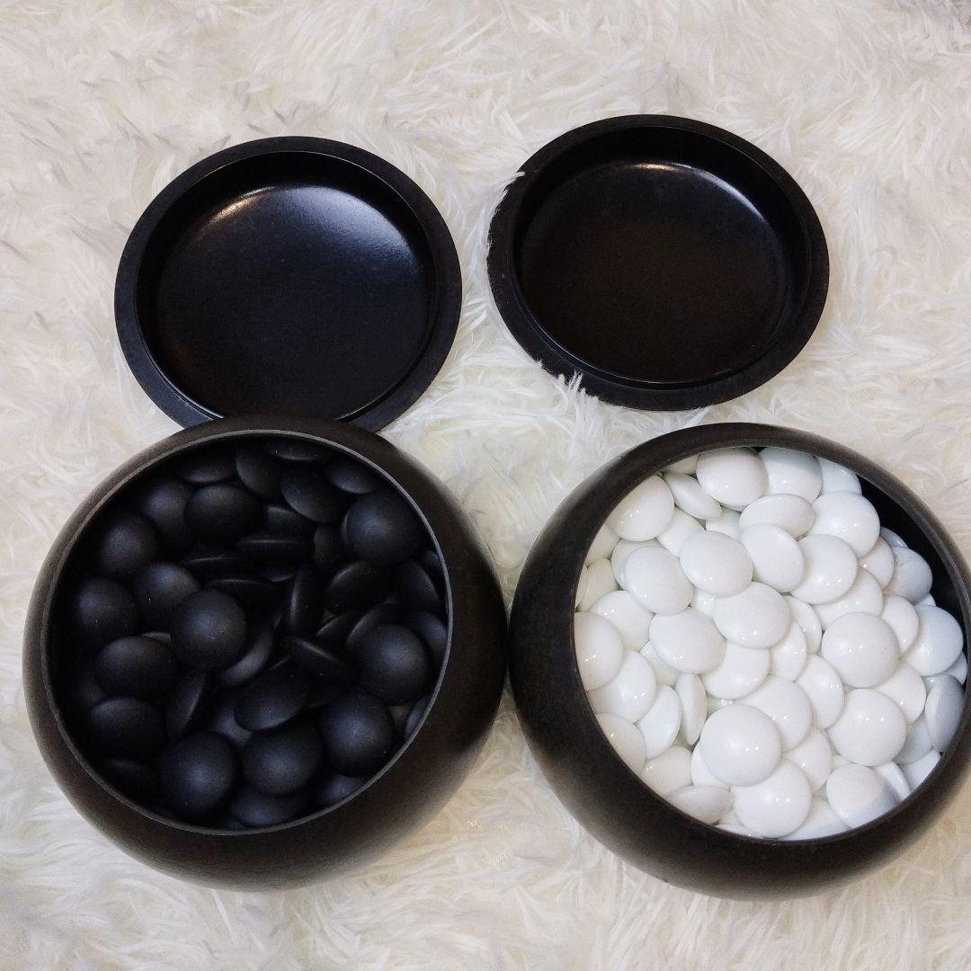 囲碁盤 本榧 天地柾目 ヘソ・脚付き 特大6.5寸 碁石付き