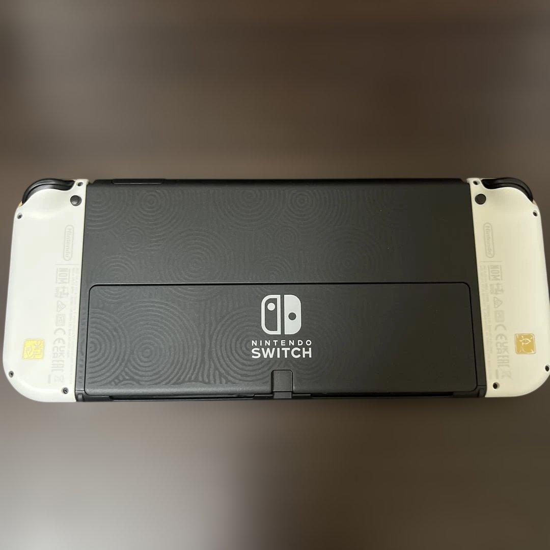 Switch有機EL本体➕ケース　ゼルダの伝説　中古