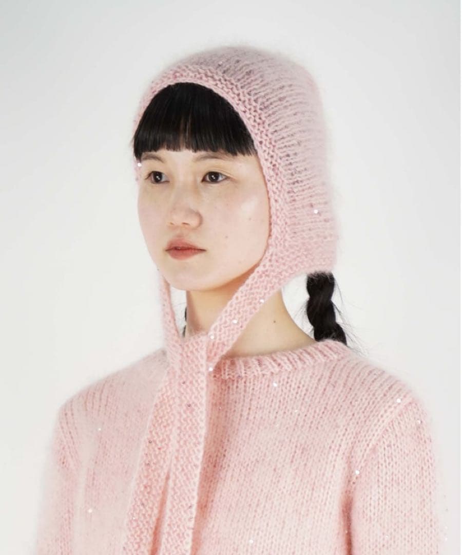 SIIILON Sparkle knit cap シーロン　ニットキャップ