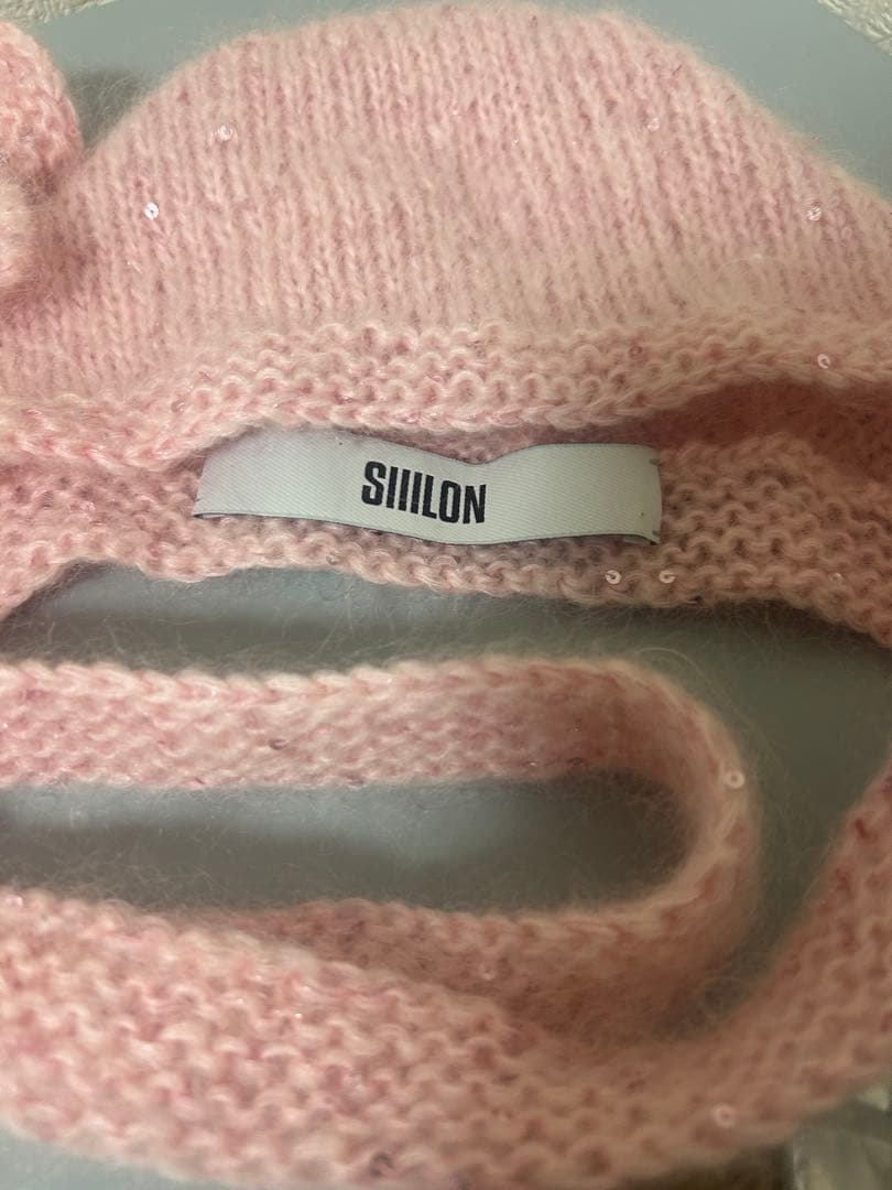 SIIILON Sparkle knit cap シーロン　ニットキャップ