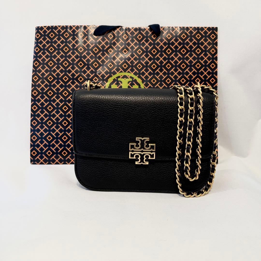 未使用★TORY BURCH 3way スモール レザーショルダーバッグ　黒
