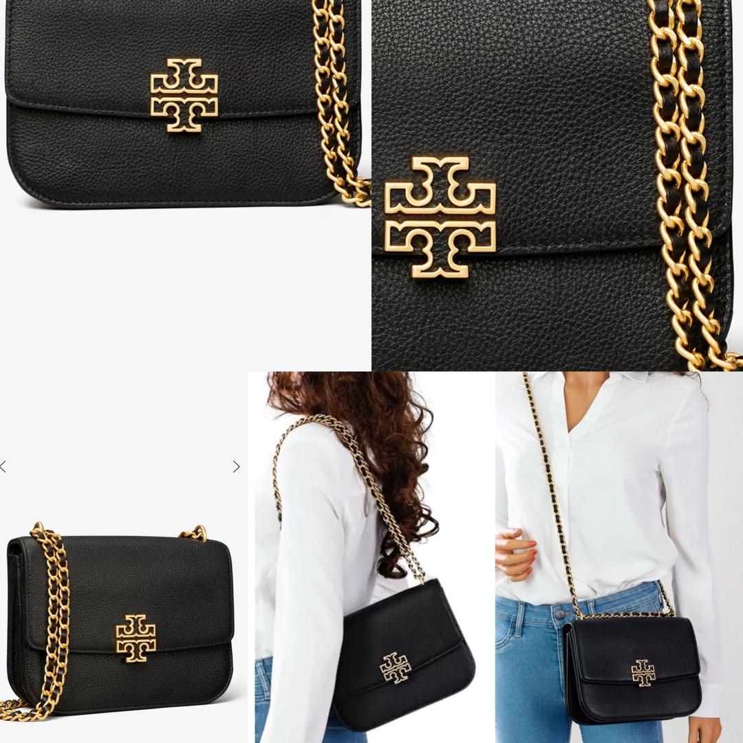 未使用★TORY BURCH 3way スモール レザーショルダーバッグ　黒