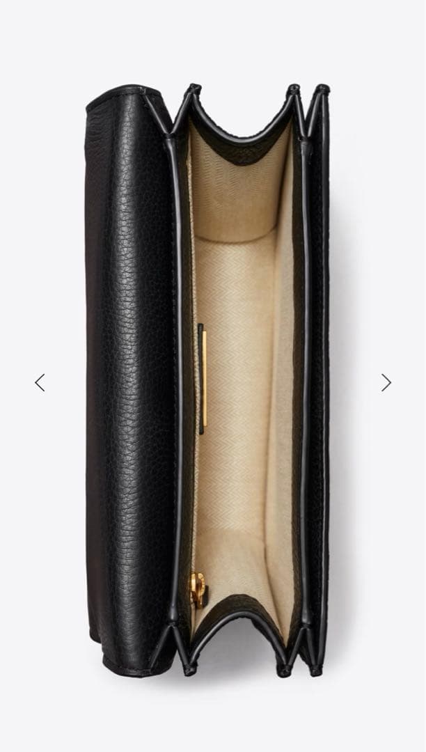 未使用★TORY BURCH 3way スモール レザーショルダーバッグ　黒