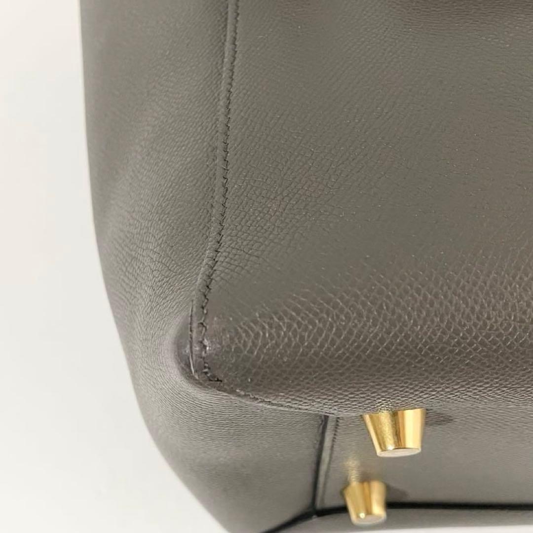 【美品】CELINE セリーヌ 2way ベルトバッグ ハンドバッグ グレー