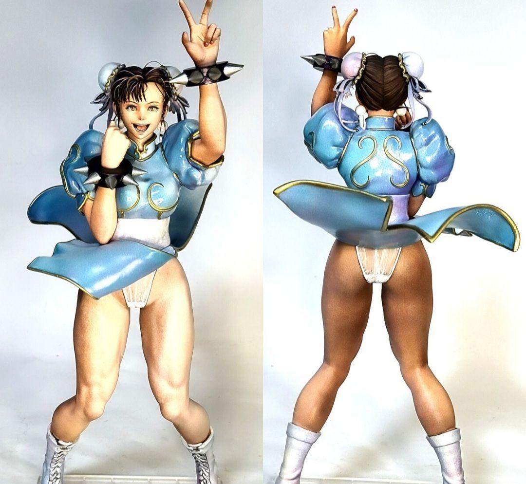 二次元 リペイント 春麗 チュンリー 顔の描き直し 頭髪追加 一番くじ A賞