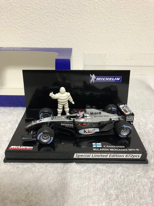 【コンプリート】マクラーレンメルセデス ライコネン ミシュラン特注 1/43
