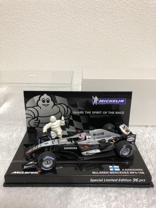 【コンプリート】マクラーレンメルセデス ライコネン ミシュラン特注 1/43