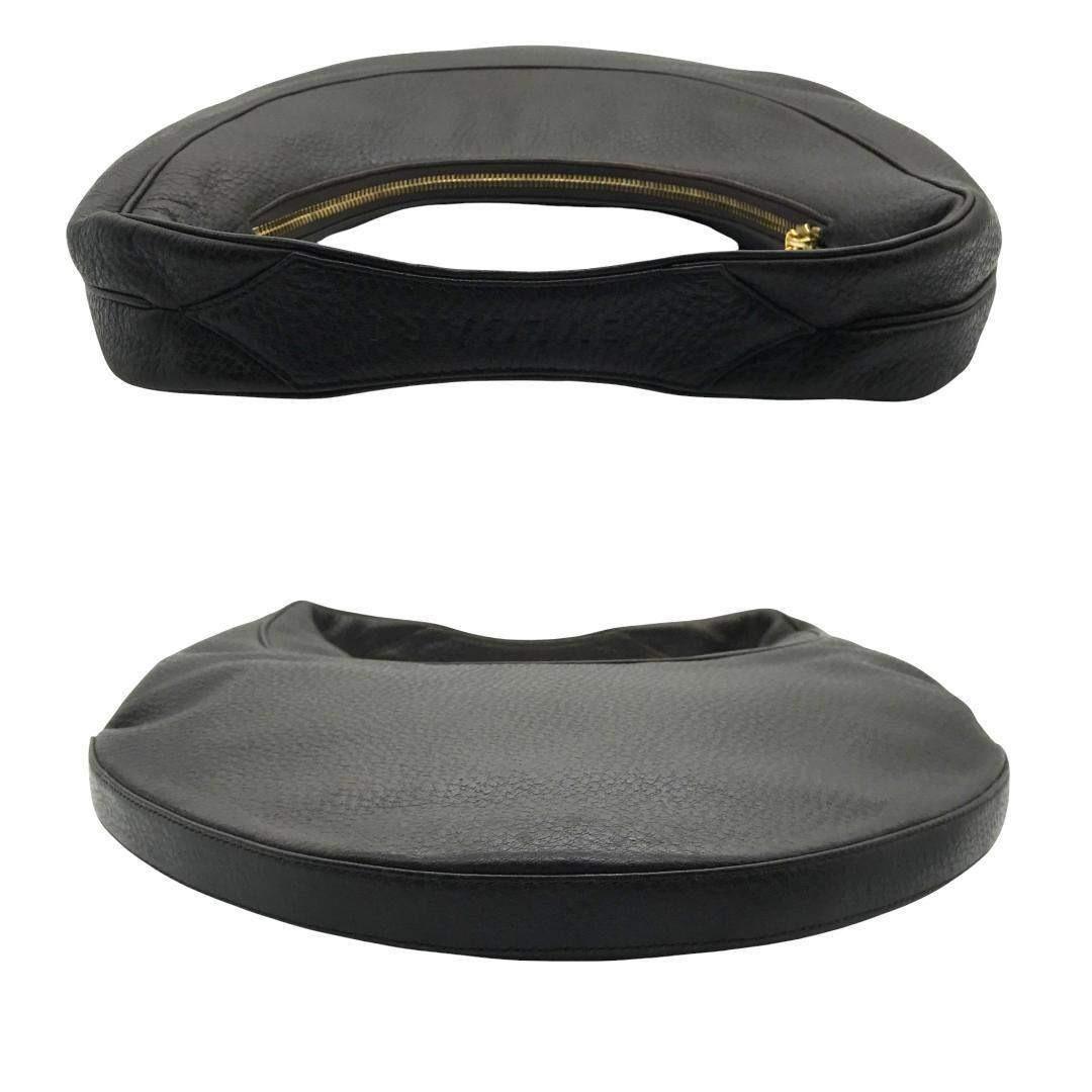 【極美品】ブルガリ アスコット ホーボー ショルダーバッグ レザー