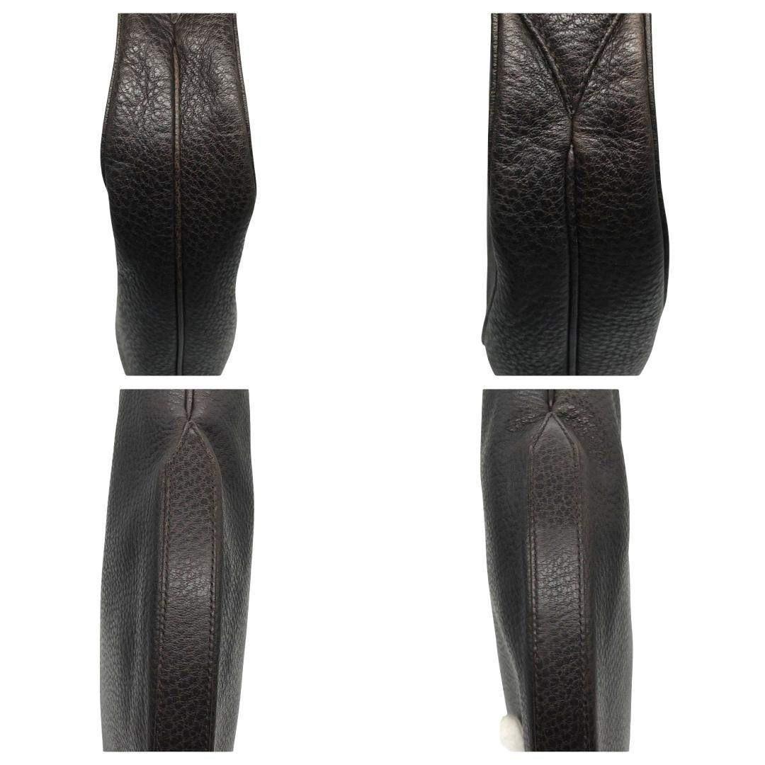 【極美品】ブルガリ アスコット ホーボー ショルダーバッグ レザー