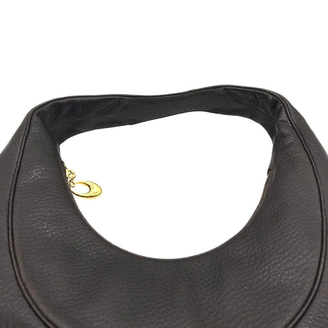 【極美品】ブルガリ アスコット ホーボー ショルダーバッグ レザー