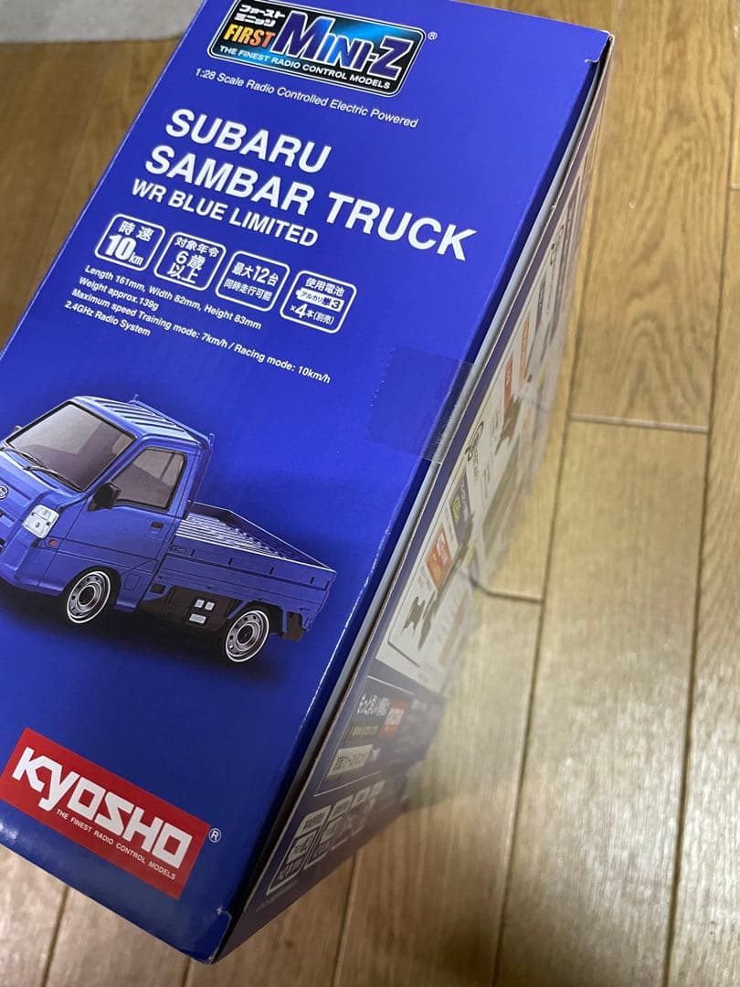 First MINI-Z 軽トラ スバルサンバー ブルー 66607BL
