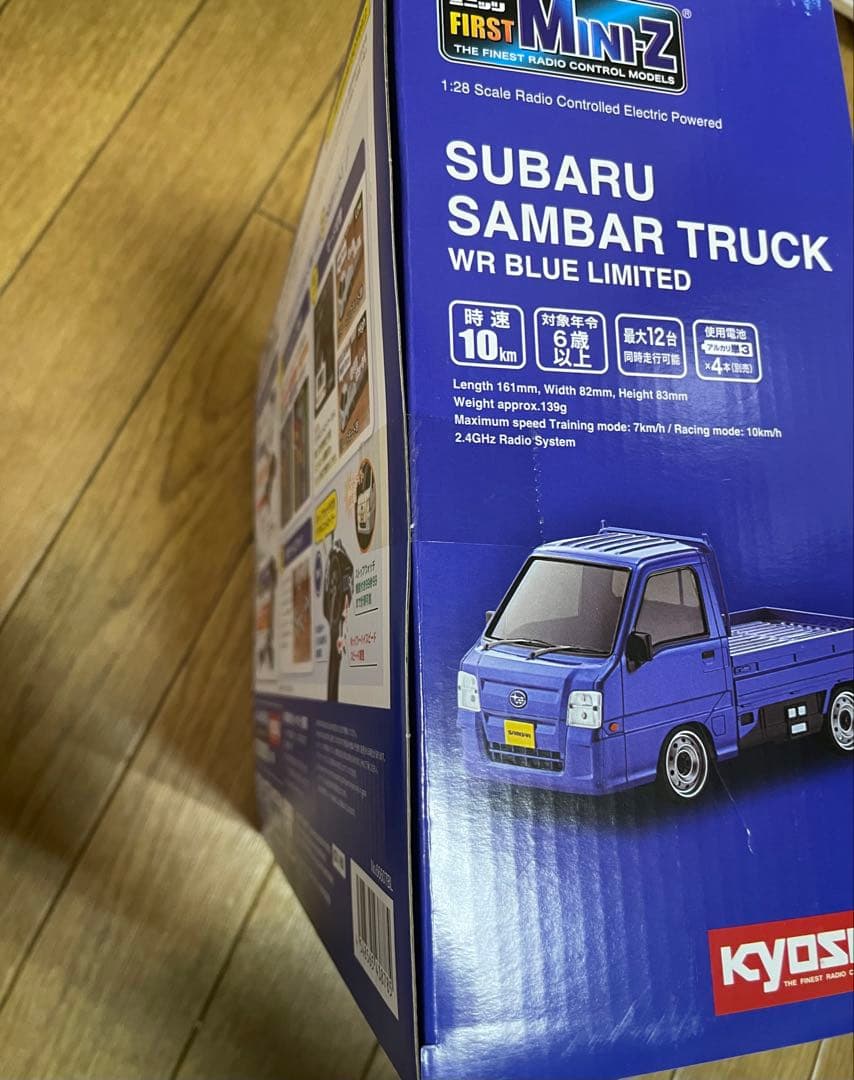 First MINI-Z 軽トラ スバルサンバー ブルー 66607BL