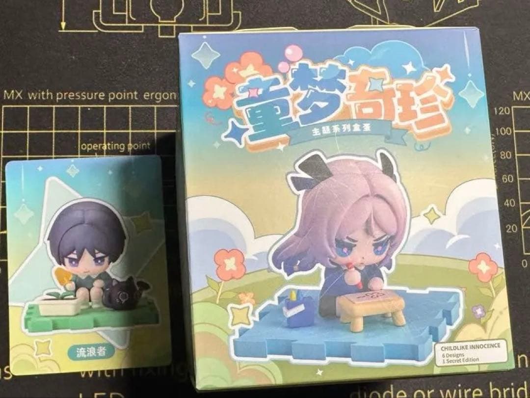 原神　Fes 放浪者　童夢奇珍フィギュア　アクリルマグネットマシュマロ缶　セット