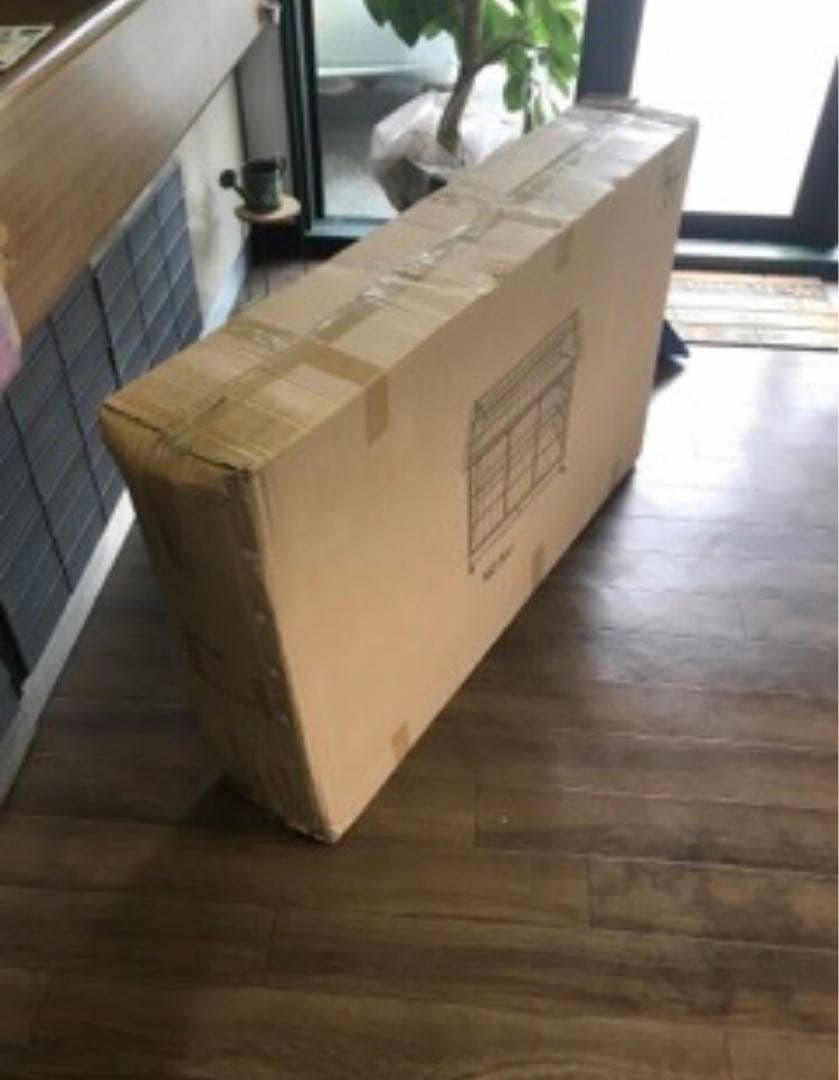 大型ケージ スチール製 ペットハウス キャスター付 109×71×111cm