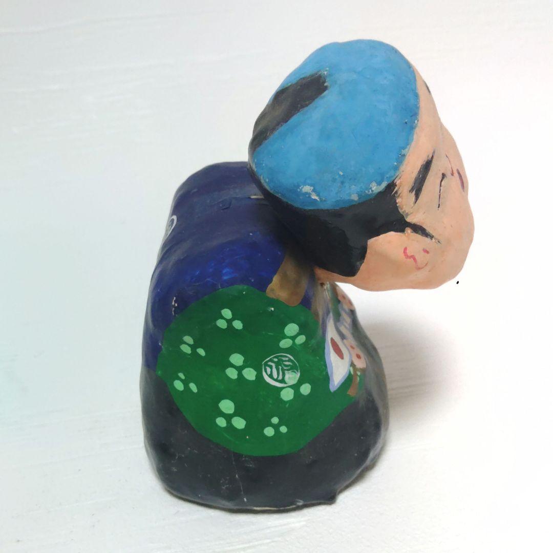 春日部張り子　踊り福助　首ふり人形　五十嵐健二　カ10