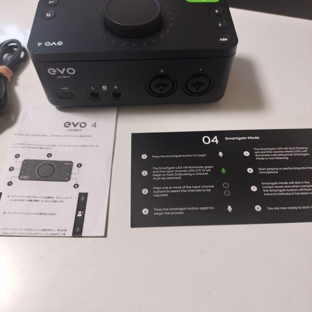 Audient evo 4 オーディオインターフェイス