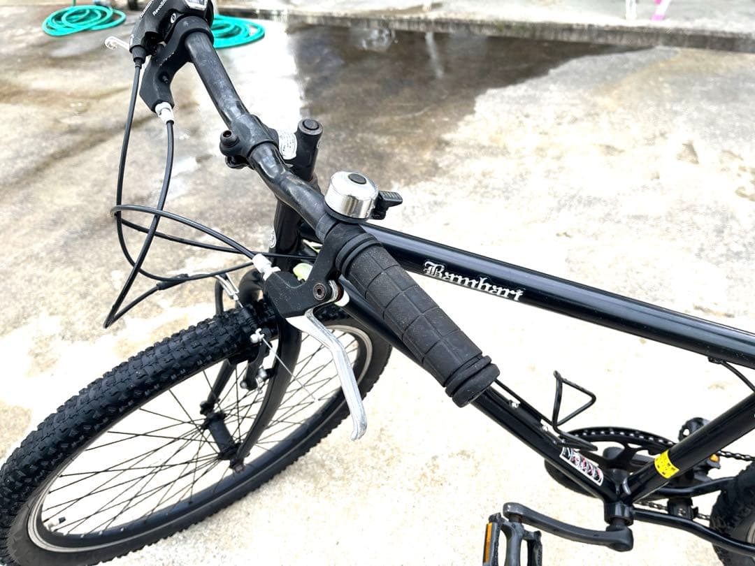 マウンテンバイク クロスバイク 26インチ ブラック 引取り限定