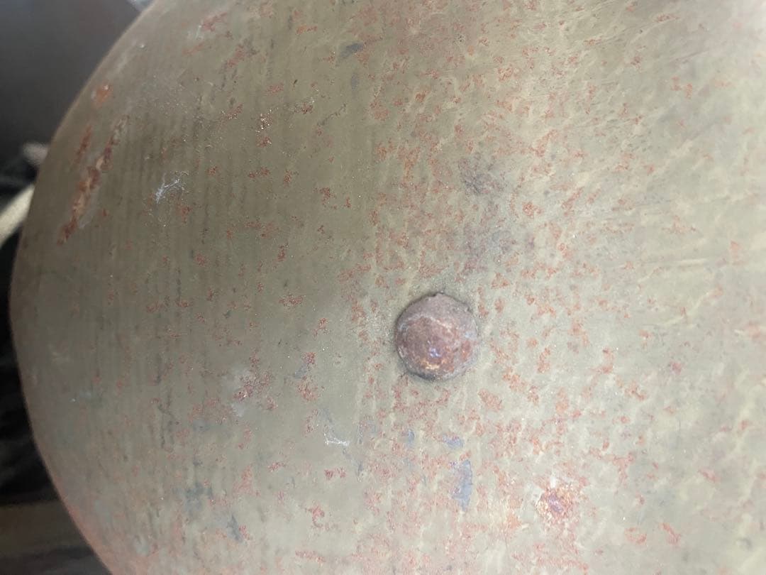 大日本帝国 旧日本軍 鉄兜 鉄帽 ヘルメット　ミリタリー　鉄帽覆　0.8kg