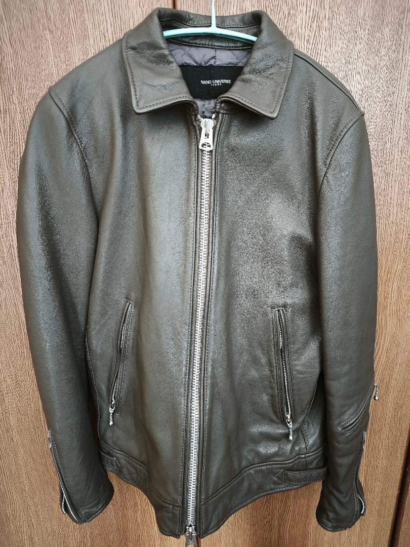 nano・universe ラムレザーライダースジャケット 美品 レア