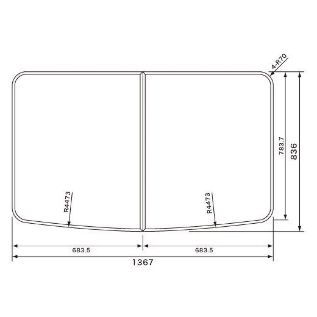 新品未使用品✨Panasonic 風呂蓋 GVR1374 836×1367mm