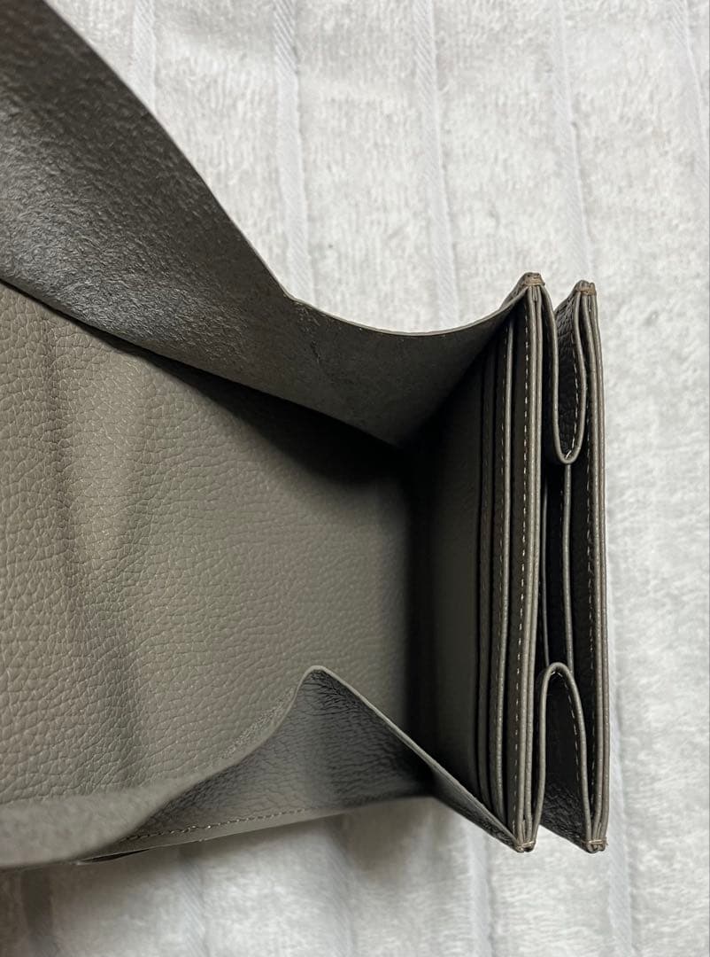 ATAO 財布 二つ折り財布 ロトロ グレージュ