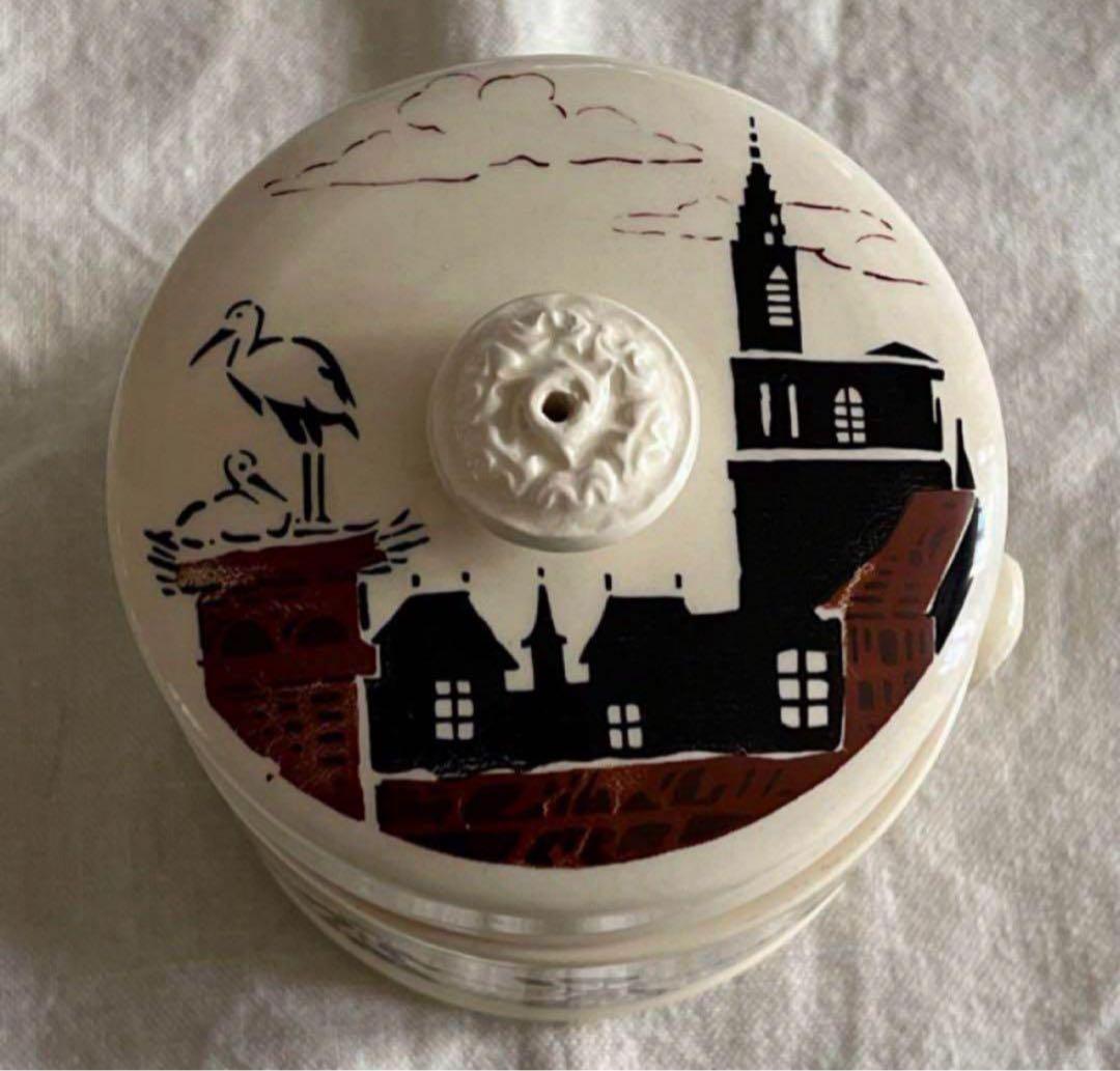 フランス アンティーク サルグミンヌ アルザス テリーヌポット キャニスター