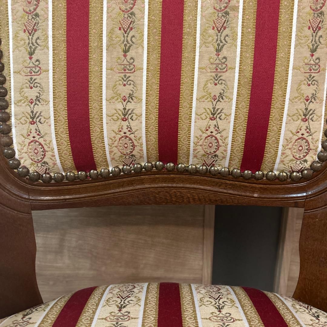 【美品】イタリア製　アームチェア　ダイニングチェア