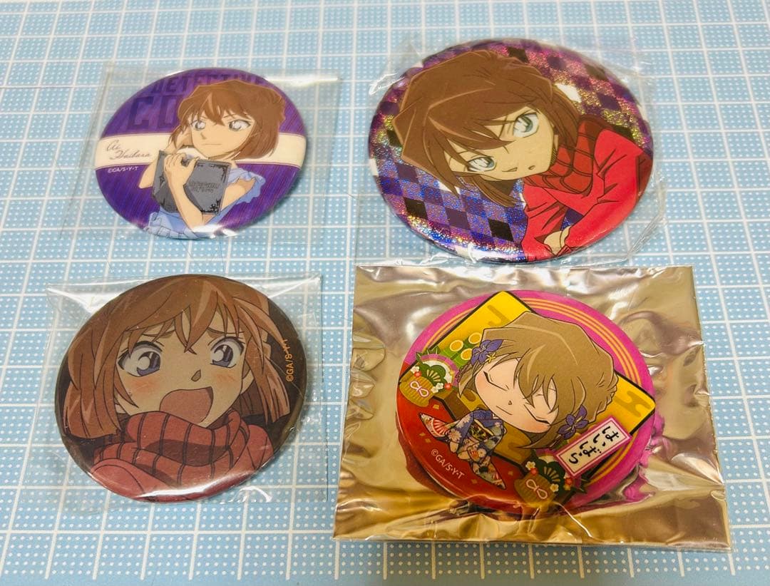 名探偵コナン 読書　缶バッジ 灰原