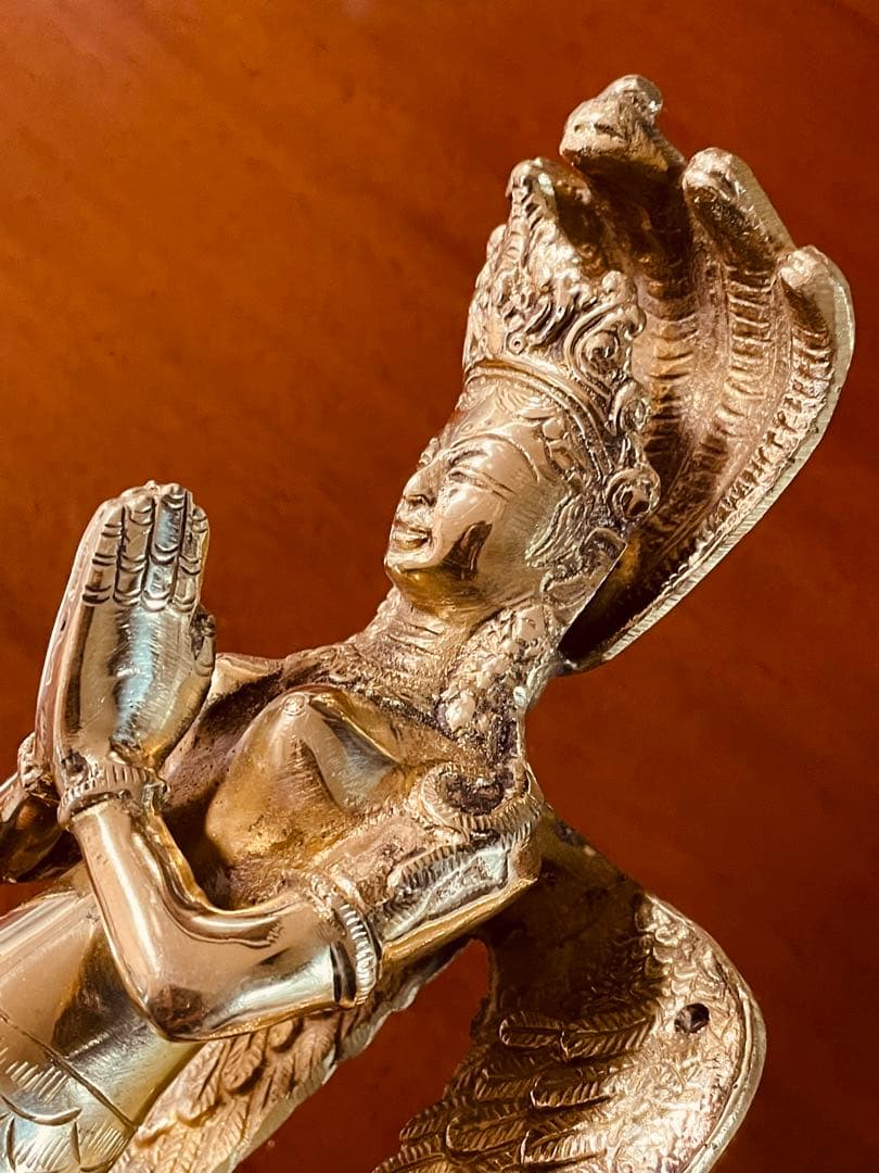 新品 送料無料 ドアハンドル ナーガ 蛇神 竜神約32㎝特大⑦