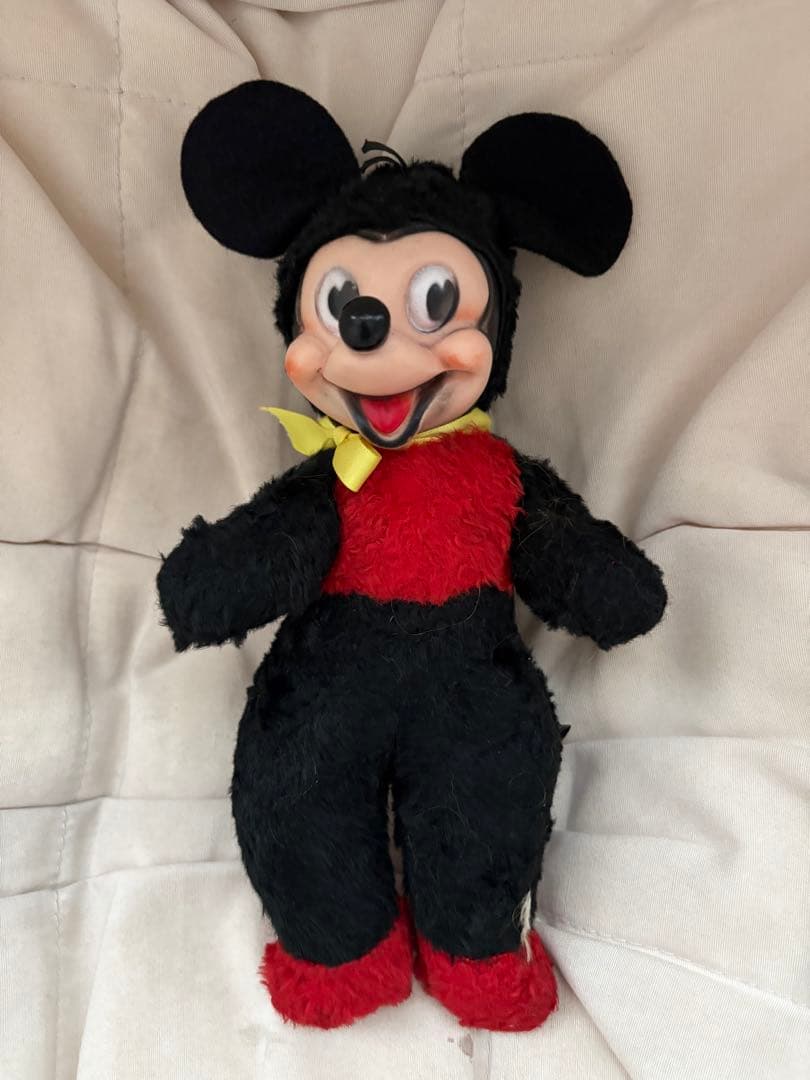 レトロ　ミッキーマウス　ぬいぐるみ　ディズニー