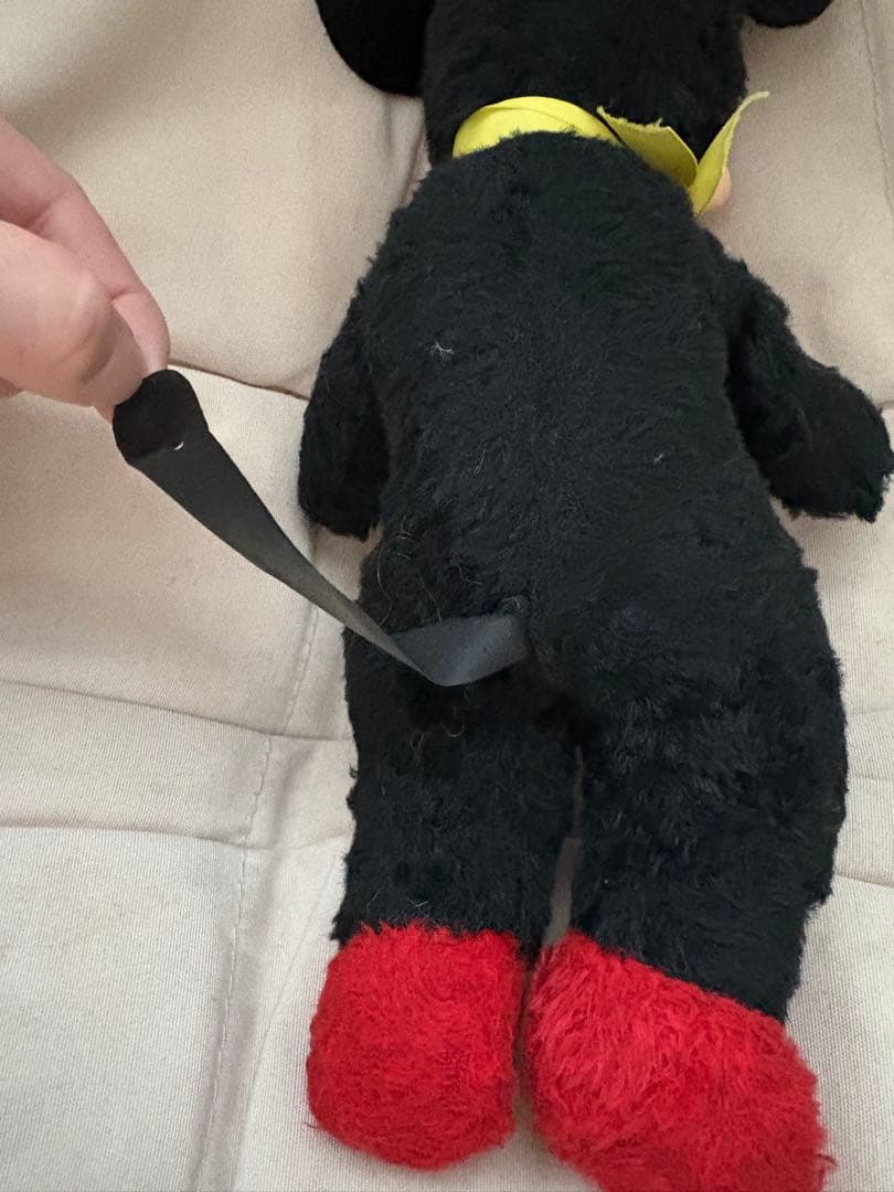 レトロ　ミッキーマウス　ぬいぐるみ　ディズニー